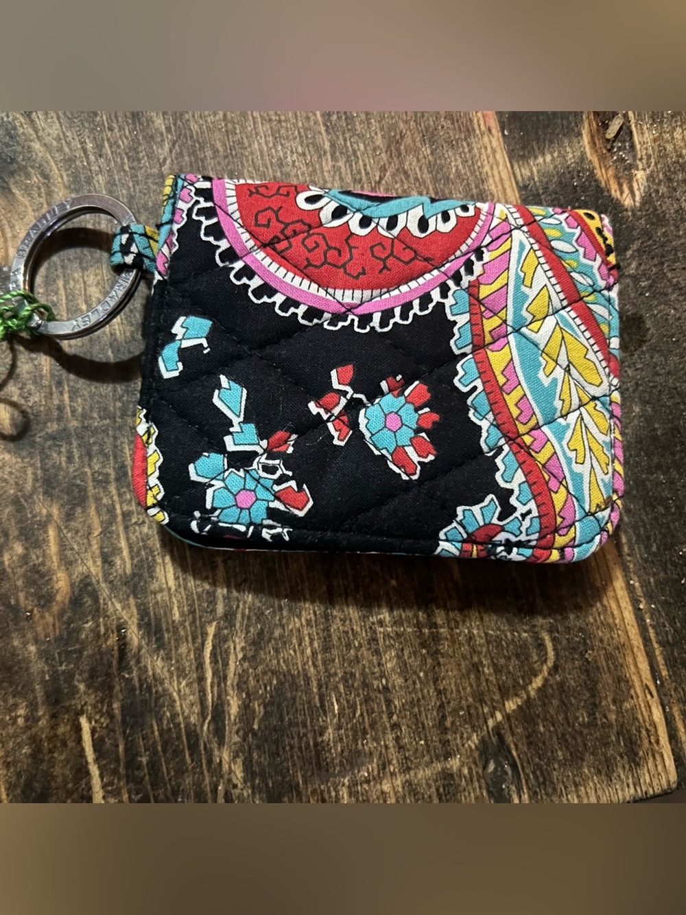 Vera Bradley ~ “Parisian Paisley" ~ Campus Double  ID Case ~ For ID & Keys NWOT